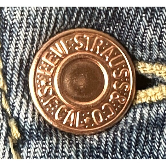 Levi's Womens Jeans 70's High Rise Bell Bottom Flare Distressed Cotton Sz 26x26 - Picture 7 of 16